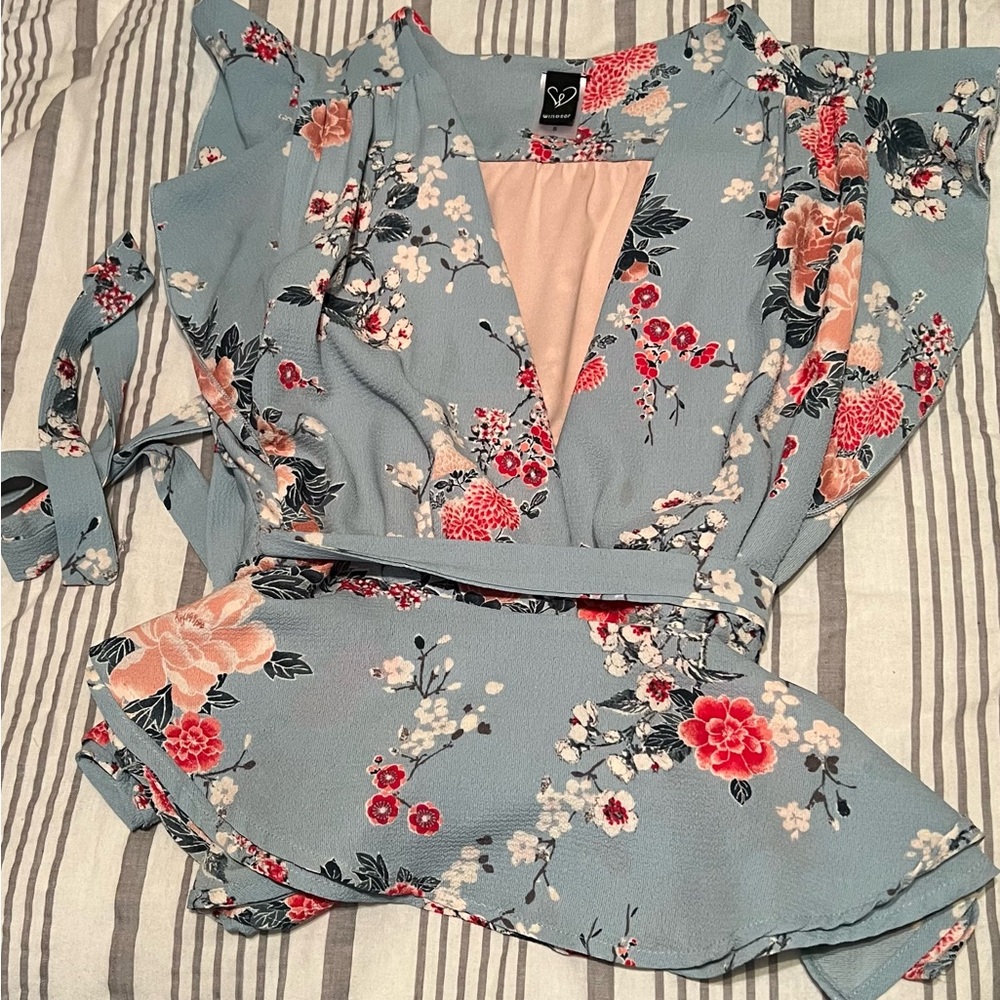 Windsor Wrap Top Size Small